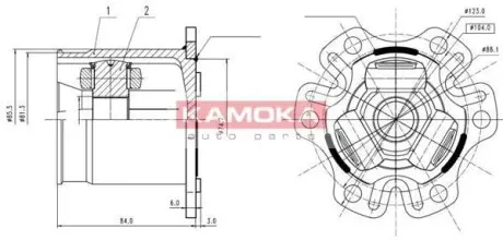 ШРКШ внутрішній KAMOKA 8709