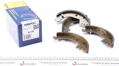 Колодки гальмівні (задні) VW Seat Ibiza 15-/Skoda Favorit 98-97 (барабанні) (200x31) KAMPOL K-126