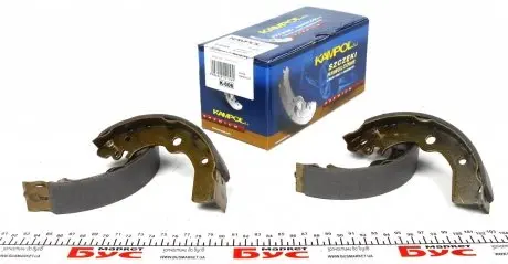 Колодки тормозные (задние) Nissan Almera 95-00 (барабанные) (180x31) KAMPOL K-606