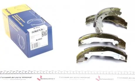 Колодки тормозные (задние) Smart 98- (барабанные) (203.2x32) KAMPOL K-892