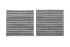 Фільтр салону BMW X3 (F25) 10-/X4 (F26) 14-18 (к-кт 2шт.) (вугільний) KAVO FCA-10284C (фото 1)