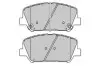 PARTS HYUNDAI Комплект гальмівних колодок i30 (GD) 1.4 CRDi 12-, KIA CEED (JD) 1.4 CVVT 12-18 KAVO KBP-3060 (фото 1)