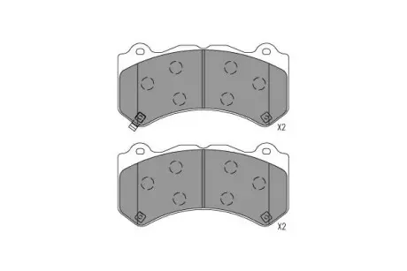 PARTS CHEVROLET Колодки гальмівні Camaro, JEEP KAVO KBP-6627