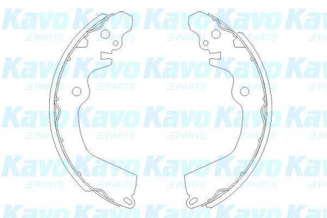 PARTS MITSUBISHI колодки гальмівні барабан. задн. Carisma, Galant, Lancer KAVO KBS-6410