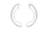 PARTS NISSAN щоки гальмівні PickUp 88-01 KAVO KBS-7411 (фото 1)