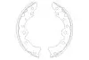 PARTS NISSAN Щеки тормозные Almera 1,6 06- KAVO KBS-7414 (фото 2)