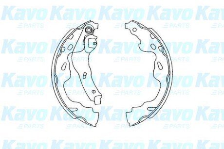 PARTS CITROEN Щеки тормозные C1,Opel Agila,Suzuki Swift,Toyota Yaris KAVO KBS-9905