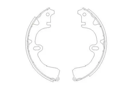 PARTS щоки гальмівні TOYOTA Corolla -00 KAVO KBS-9918