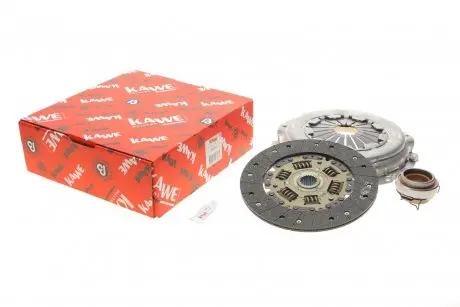 Комплект сцепления Toyota Land Cruiser 2.4 TD 84-96 (d=225mm) (+выжимной) KAWE 955398