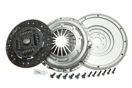 Демпфер (глухой) + комплект сцепления Seat Ibiza/VW Golf IV 1.9 TDI 02- KAWE DMV217M