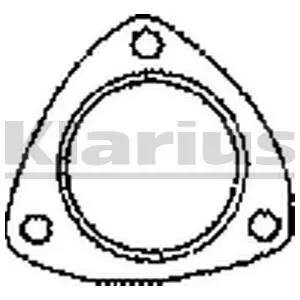 Прокладка вихлопної системи приймальної труби FIAT Doblo 00-09; ALFA ROMEO 145 96-01; LANCIA Lybra 99-05 KLARIUS 410362