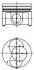 Поршень VW 1,9SDI 79,50 STD AYQ 1-2 циліндр KOLBENSCHMIDT 40092700 (фото 1)