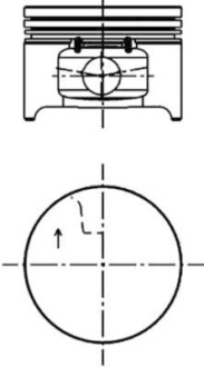 Поршень KOLBENSCHMIDT 40277620