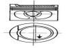 Поршень KOLBENSCHMIDT 93872610 (фото 1)