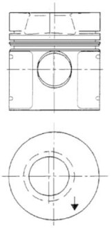 Поршень KOLBENSCHMIDT 93951600