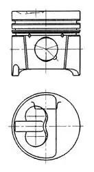 Поршень KOLBENSCHMIDT 94786710