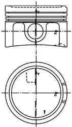 Поршень KOLBENSCHMIDT 99933620