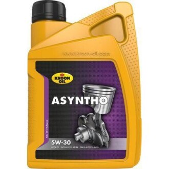 Масло моторное 5W-30 синтетика 1 л ASYNTHO A3/B4 SL/CF KROON OIL 31070