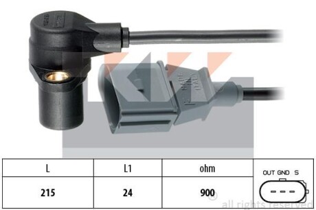 Датчик коленвалу KW 453 241