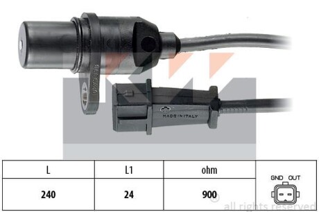 Датчик г/вала, к/вала (аналог EPS 1.953.279/Facet 9.0279) KW 453 279