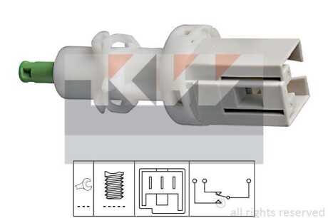 Датчик педали тормозов/сцепки (аналог EPS 1.810.069 /Facet 7.1069) KW 510 069
