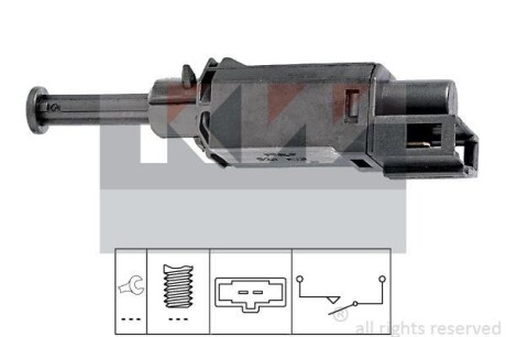 Датчик педали тормозов/сцепки (аналог EPS 1.810.143/Facet 7.1143) KW 510 143