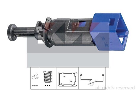 Датчик педали тормозов/сцепки (аналог EPS 1.810.195/Facet 7.1195) KW 510 195