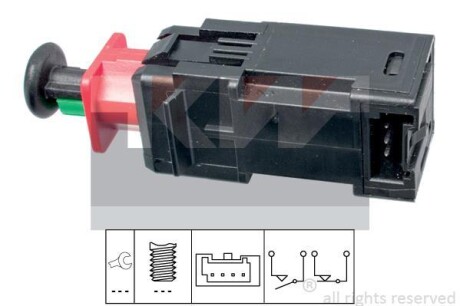 Датчик педали тормозов/сцепки (аналог EPS 1.810.208/Facet 7.1208) KW 510 208