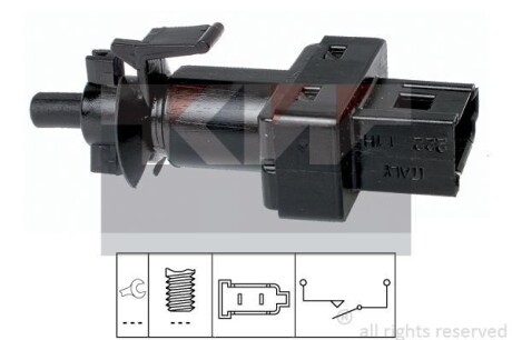 Датчик педалі гальм/зчеплення (аналог EPS 1.810.222/Facet 7.1222) KW 510 222