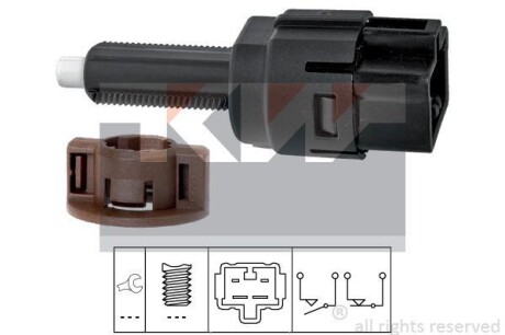 Датчик педали тормозов/сцепки (аналог EPS 1.810.261/Facet 7.1261) KW 510 261