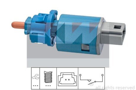 Датчик педалі гальм/зчеплення (аналог EPS 1.810.274 /Facet 7.1274) KW 510 274