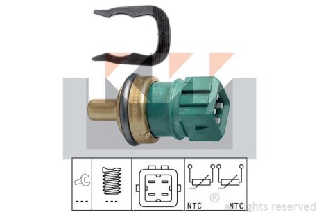 Датчик температури охолодж. рідини/масла/топлива (аналог EPS 1.830.260/Facet 7.3260) KW 530 260