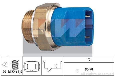 Датчик увімкнення вентилятора KW 550 032