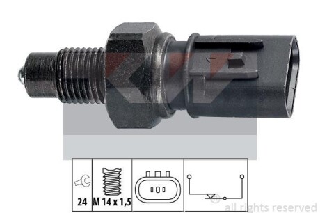 Датчик заднього ходу (аналог EPS 1.860.235/Facet 7.6235) KW 560 235