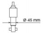 Амортизатор FORD/NISSAN Maverick/Terrano "F "88-97 "(MT Gas) KYB 554070 (фото 2)