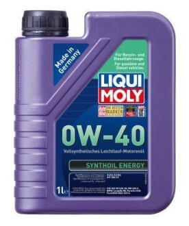 Масло моторное Synthoil Energy 0W-40 1л LIQUI MOLY 9514