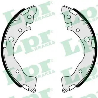 Тормозные колодки, барабанные LPR 01079