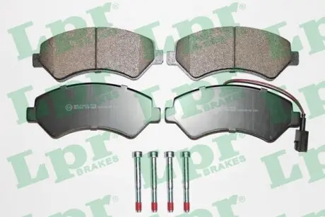 Колодки тормозные передние дисковые CITROEN Jumper 06-14,JUMPER c бортовой платформой/ходовая часть 06-н.в.,JUMPER а LPR 05P1288