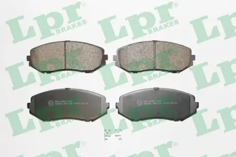 Комплект тормозных колодок из 4 шт. дисков LPR 05P1318