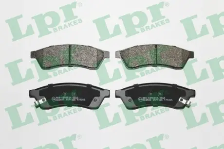 Комплект гальмівних колодок з 4 шт. дисків LPR 05P1320