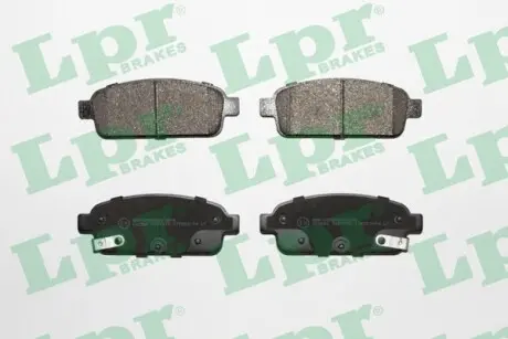 Комплект гальмівних колодок з 4 шт. дисків LPR 05P1575
