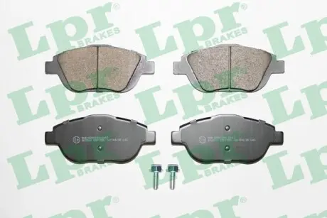 Комплект гальмівних колодок із 4 шт. дисків LPR 05P1590