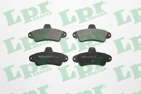 - Гальмівні колодки до дисків (R, V) LPR 05P714