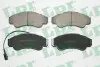 Колодки тормозные дисковые передние CITROEN Jumper 02-06,JUMPER c бортовой платформой/ходовая часть (230) 94-02,JUMP LPR 05P967 (фото 1)
