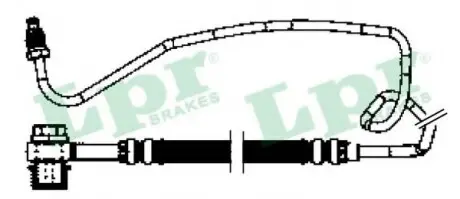 Шланг тормозной LPR 6T48260