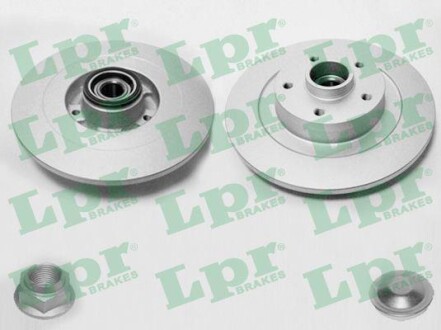 Диск тормозной LPR R1032PCA