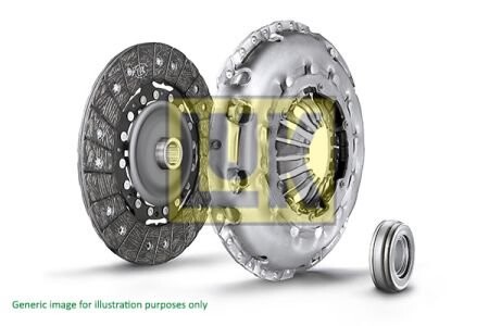 Комплект зчеплення BMW 3 (F30/F80)/4 (F32/F82) 11- (d=240mm) (+вижимний), N13/N20/B38/B46/B48 LuK 624 3552 00