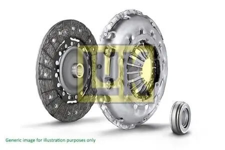Комплект зчеплення BMW 3 (F30/F80)/4 (F32/F82) 11- (d=240mm) (+вижимний), N13/N20/B38/B46/B48 LuK 624 3552 00