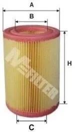 Фільтр повітряний Smart Cabrio/Fortwo 00-07 M-FILTER A 8025