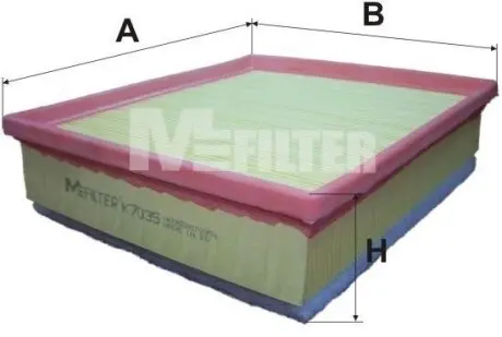 Фильтр воздушный BMW 1 (F20/21)/3 (F30/31)/4 (F32/33/36) 12-(с предфильтром) M-FILTER K 7035